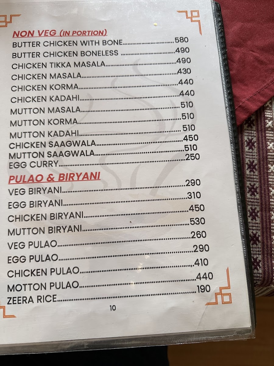 Menu The Tibetan Kitchen-3